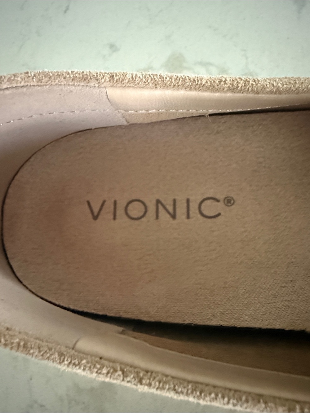 Vionic Uptown Sand Suede Penny Loafer - Size 10 - Picture 7 of 12